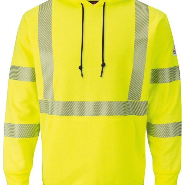 Hi-Visibility Pullover Hooded Fleece Sweatshirt Thumbnail