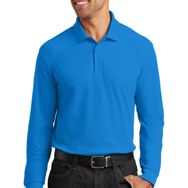 Long Sleeve Core Classic Pique Polo Thumbnail