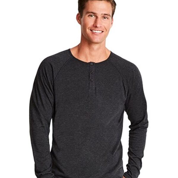 Unisex Triblend Henley Thumbnail