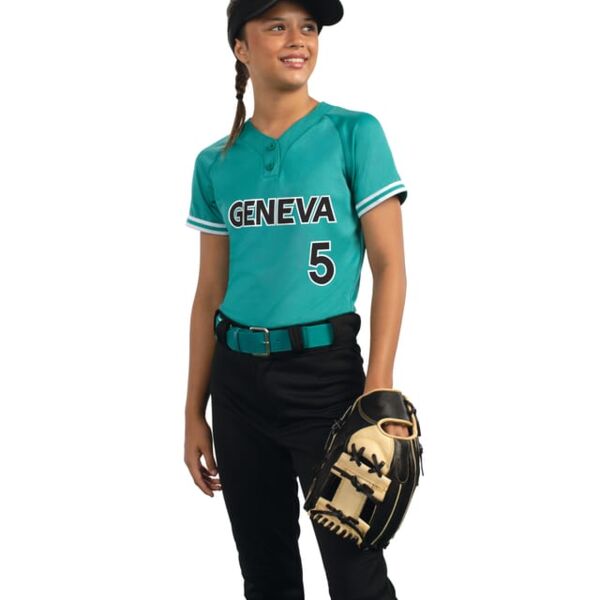 Ladies Cutter+ Henley Softball Jersey Thumbnail