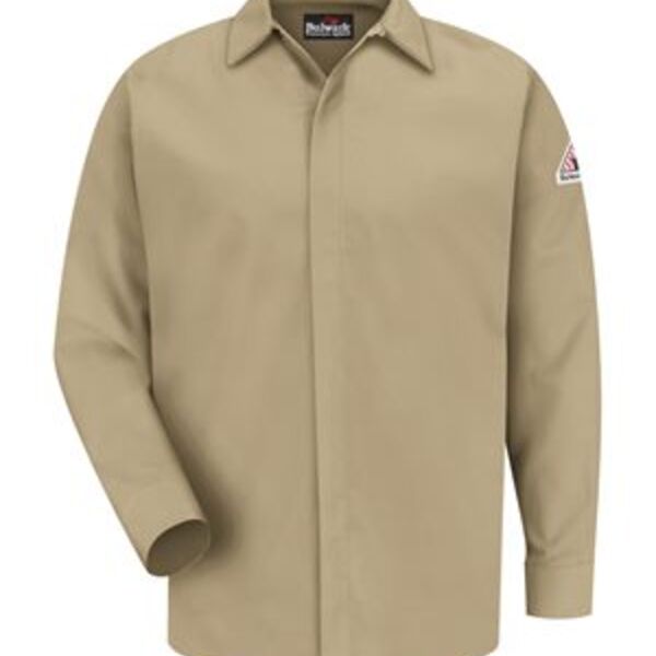 Concealed-Gripper Pocketless Work Shirt Thumbnail