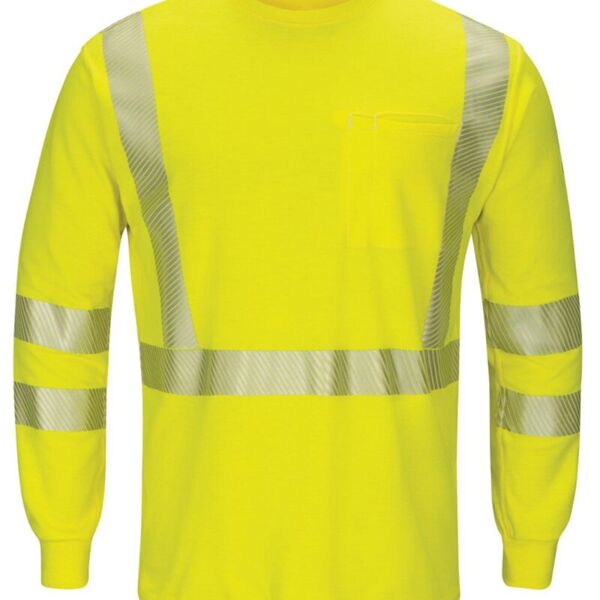 Hi-Visibility Lightweight Long Sleeve T-Shirt - Long Sizes Thumbnail