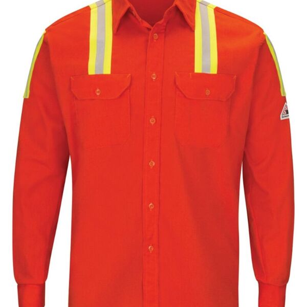 Enhanced Visibility Long Sleeve Uniform Shirt - Long Sizes Thumbnail