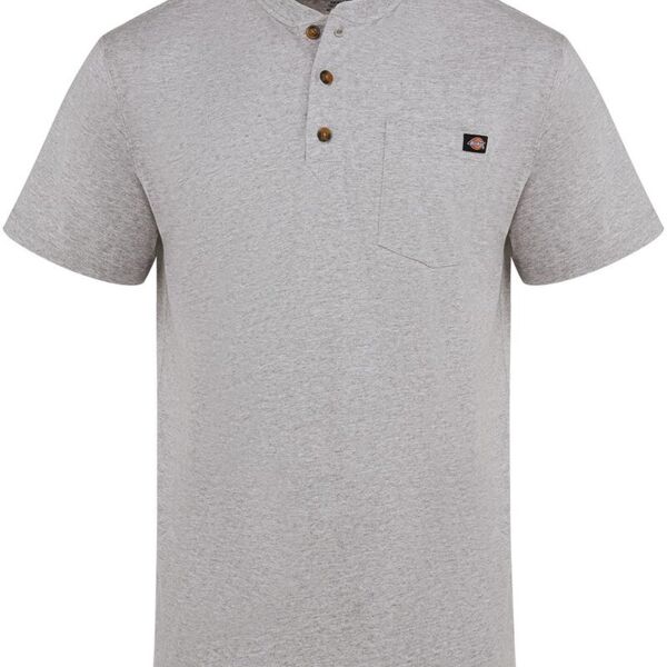 Heavyweight Traditional Short Sleeve Henley - Long Sizes Thumbnail