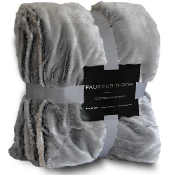 Faux Fur Throw Thumbnail
