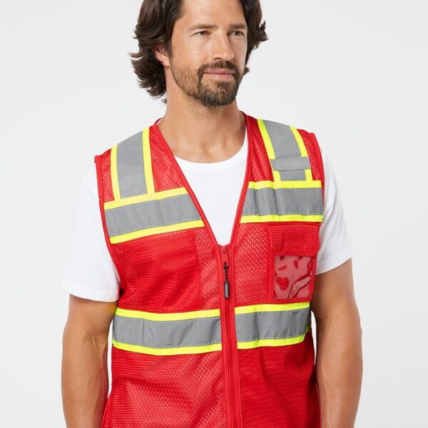 EV Series® Enhanced Visibility 3 Pocket Mesh Vest Thumbnail