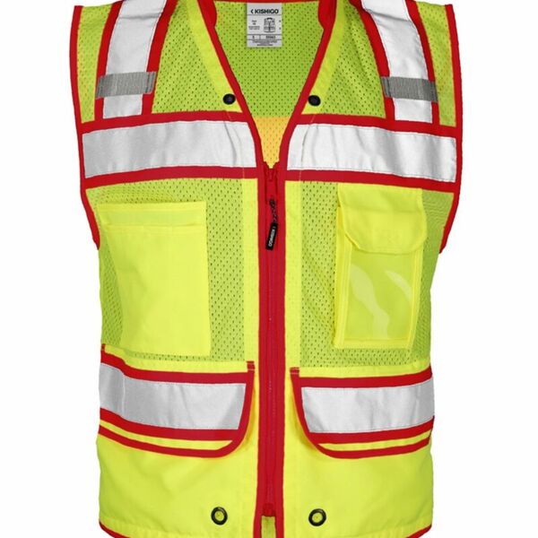 Color Contrast High Performance Surveyors Vest Thumbnail