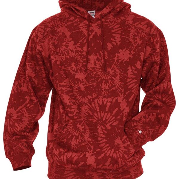 Tie-Dyed Triblend Hooded Sweatshirt Thumbnail