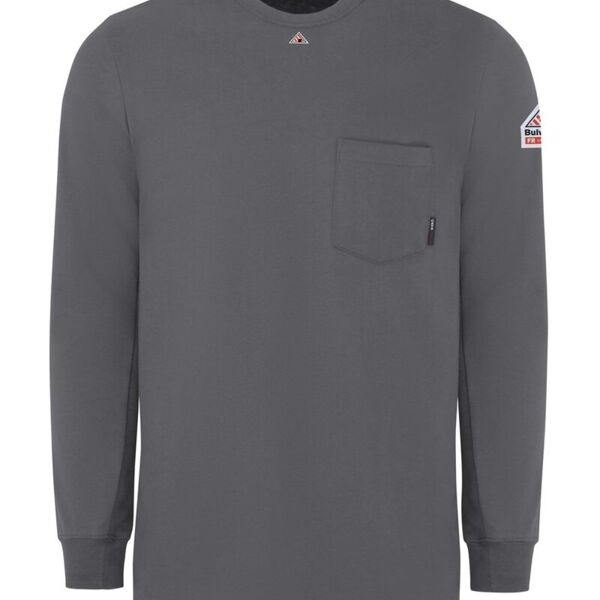 Knit Long Sleeve T-Shirt - Tall Sizes Thumbnail