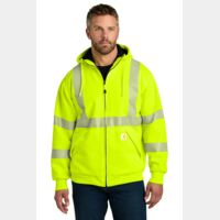 Ansi 107 Class 3 Lined Full Zip Sweatshirt Thumbnail