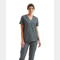 Women's Invincible V-Neck Stretch Scrub Top Thumbnail