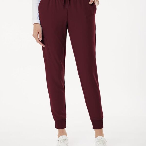 Women's Silex Knit-Waist Scrub Joggers - Petite Sizes Thumbnail