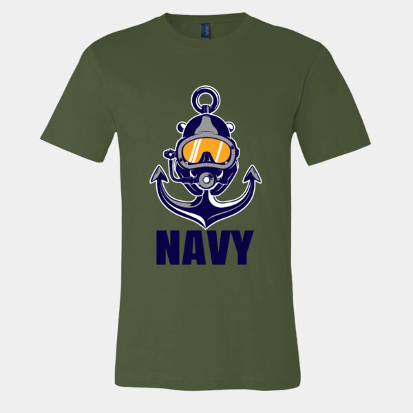 Navy anchor with mask Thumbnail