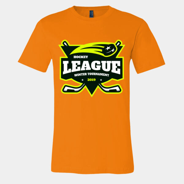 League Hockey Winter Tournament logo template Thumbnail