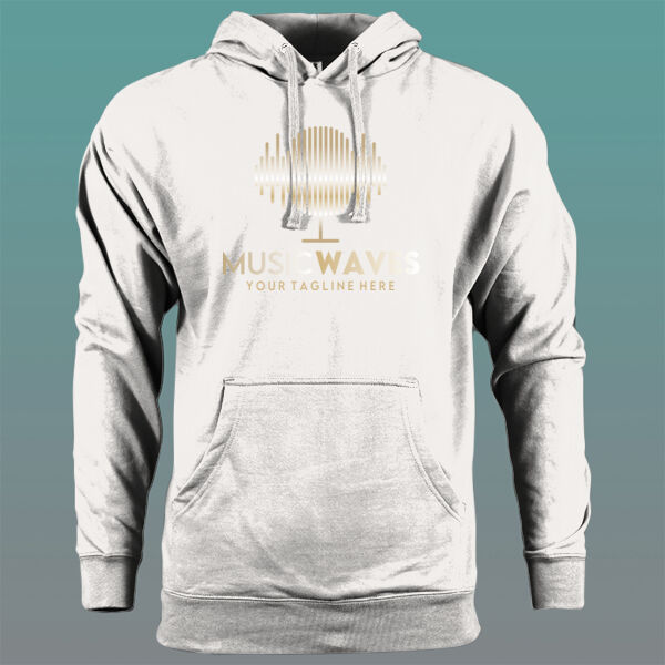 music waves and microphone Thumbnail