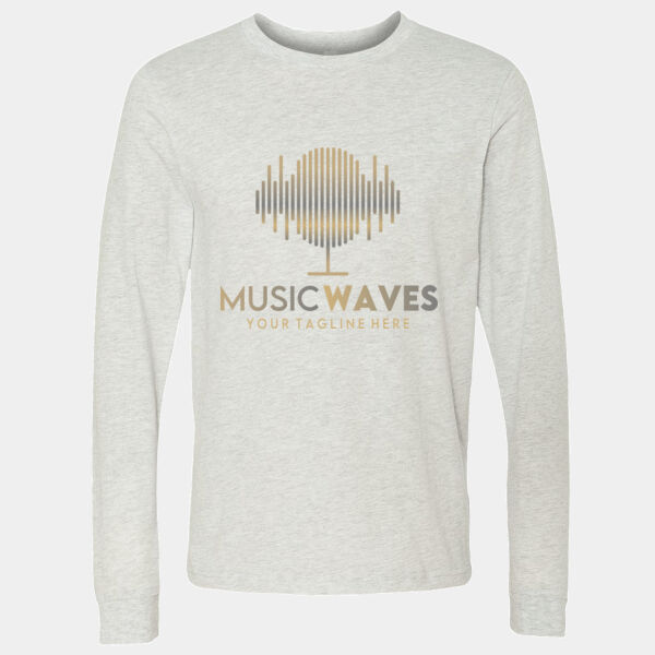 music waves and microphone Thumbnail