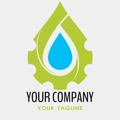 Water drop and gear-STPB002 Thumbnail