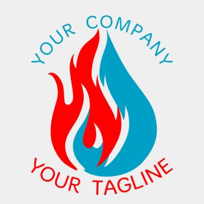 Flame and water drop-STHV002 Thumbnail