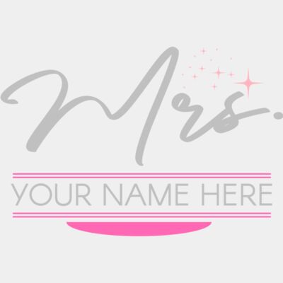 Mrs shirt design - STBR001 Thumbnail