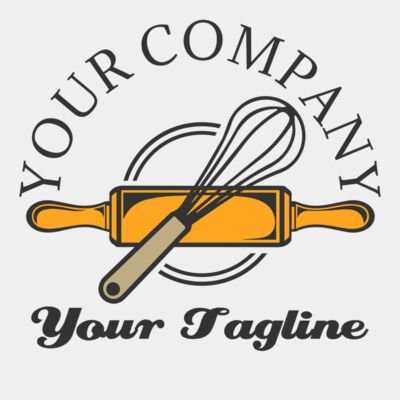 minimalistic bakery logo - STBK006 Thumbnail