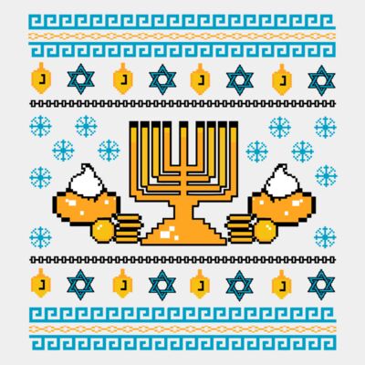 Hanukkah ugly sweater design Thumbnail