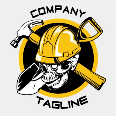 Skull and Helmet with tools-STCT009 Thumbnail