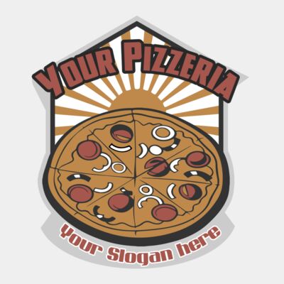 pizza badge color-STRT013 Thumbnail
