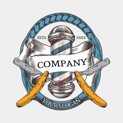 ETCHED BARBER CREST-STBS008 Thumbnail