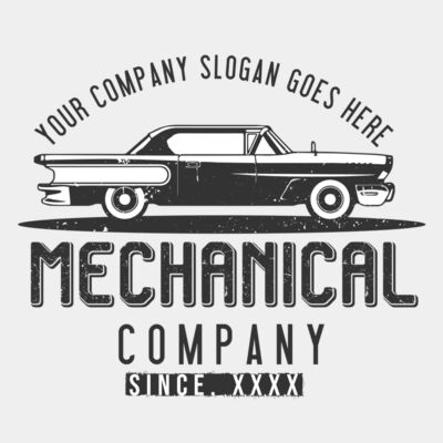 DISTRESSED CAR WITH TEXT-STMC016 Thumbnail