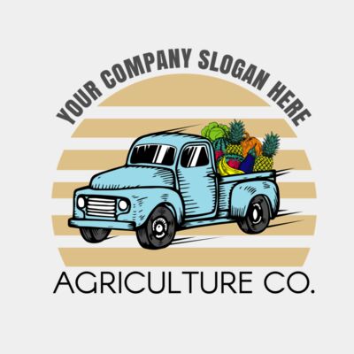 TRUCK WITH VEGETABLES AND FRUIT-STAG008 Thumbnail