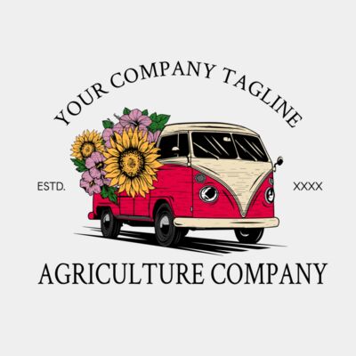 Van with Flowers-STAG010 Thumbnail