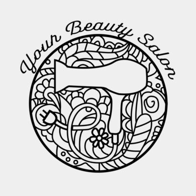 Paisley design beauty salon-STBT017 Thumbnail