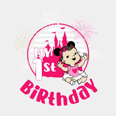 Birthday Girl with Mouse-STTP010 Ears Thumbnail