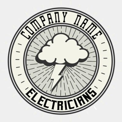 Thunder cloud badge - STET006 Thumbnail