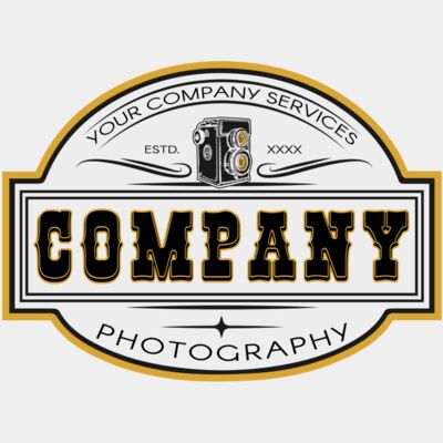 vintage camera crest - STPT012 Thumbnail