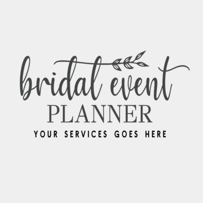 elegant script bridal event planner - STRE012 Thumbnail