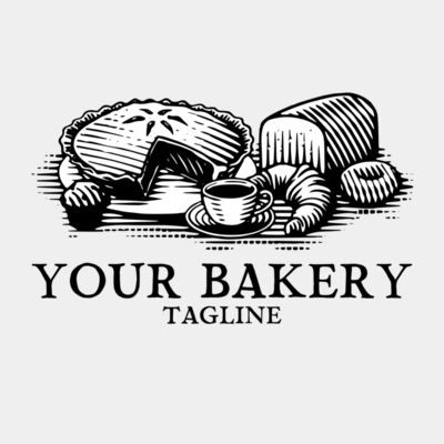 Dessert shop black and white - STBK023 Thumbnail