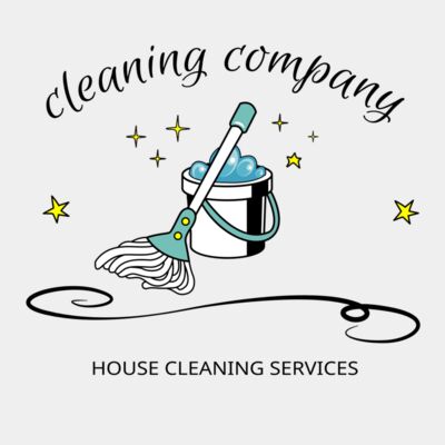 Mop and Bucket Logo - STCL004 Thumbnail