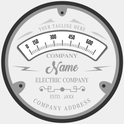 Electricity Meter Logo - STET017 Thumbnail