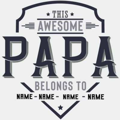 Papa badge - STFT004 Thumbnail