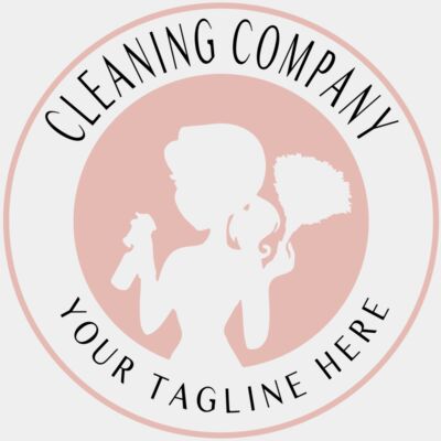 Silhouette cleaning logo - STCL013 Thumbnail