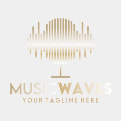 music waves and microphone - STDJ013 Thumbnail