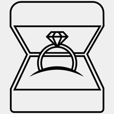 engagement ring in box - STBR075 Thumbnail