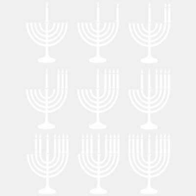 menorah candles - STHK012 Thumbnail