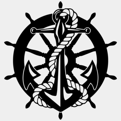 wheel and anchor - STCN082 Thumbnail