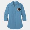 Ladies 3/4 Sleeve Carefree Poplin Shirt Thumbnail