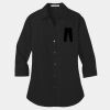 Ladies 3/4 Sleeve Carefree Poplin Shirt Thumbnail