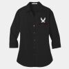 Ladies 3/4 Sleeve Carefree Poplin Shirt Thumbnail