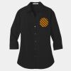 Ladies 3/4 Sleeve Carefree Poplin Shirt Thumbnail