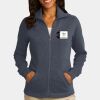 Ladies Slub Fleece Full Zip Jacket Thumbnail